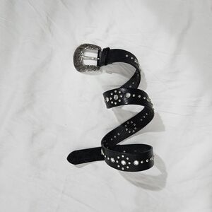 Black Studded Belt